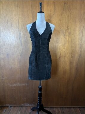 Wilson Black Halter Mini Dress